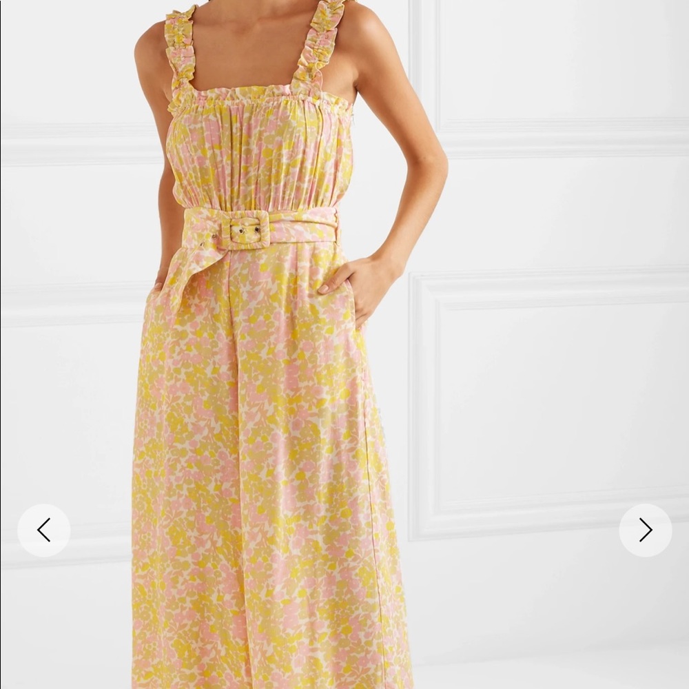 NWT Faithfull the Brand Dolores Belted Jumpsuit